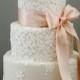 Gâteau de mariage frange de lacet