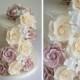 Vintage gâteau de mariage floral