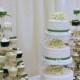 Ivory & Citrus Green Wedding Cake