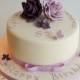 Lilas et mauve gâteau d'anniversaire 3