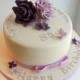 Lilac And Mauve Birthday Cake