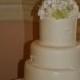 Cream And Green Wedding Cake