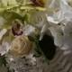 Крупным планом сахара Лилии, Гортензии, орхидеи, розы, Freesias и бабочки