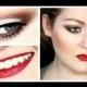 Definierte Crease & Oxblood Lip Makeup Tutorial