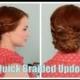 Back To School: Quick Braided Updo!