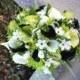 Green White & Black Bouquet