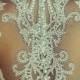 Greening ivory wedding gown by Veluz