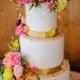 40 Wedding Cake Designs with Elaborate Fondant Flowers - MODwedding