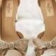 Sophisticated light brown wedding shoes