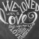 As Seen On Huffington Post - Wedding Print - Love Quote - Chalkboard Art - Edgar Allan Poe - Chalkboard Print