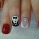 Bride And Groom Wedding Day Nails... 