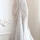 Mermaid wedding dress decorated with beads