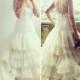 Bold wedding dress by Veluz