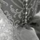 Wedding dress with crystals and rhinestones