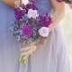 Dress in multiple hues of purple for the bridesmaid