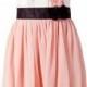 Pink Applique Belt Ruffle Dress - Sheinside.com