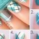 Plaid Nail Art.  I Have To Get This! 