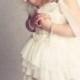 White tulle princess dress for kids