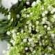 Ethereal White And Green Garden Bouquet Made Of Lily Of The Valley.