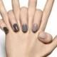 Neutral Grey Ombre Nails manucure #