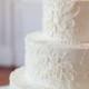 الزفاف خمر الدانتيل الزفاف كعكة