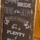 "sit Anywhere" Rustic Wedding Sign 