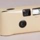 Ivory Disposable Camera - Solid Colour Design - Confetti.co.uk