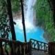 Rio Celeste Wasserfall, Costa Rica