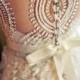 Lace Back Wedding Dress 