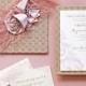 Blush Pink And Gold Wedding Invitations 