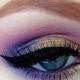 Purple & Gold Eyeshadow 