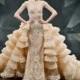Ivory wedding gown by Michael Cinco