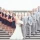 A Happy Navy Blue & Coral Wedding At Fountain Square Theater In Indianapolis