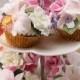 Spring Flowers Cupcakes with bright flowers