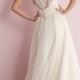 Transparent back wedding dress by Allure Bridals