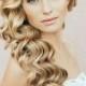 Natural wedding wavy hairstyle for a gorgeous look