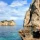 Küste von Capri Italien