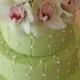 Прекрасные Орхидеи И Pearl Свадебный Торт 