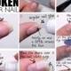 Schnelle und einfache DIY-Methoden für Fixing gerissen oder gebrochen Fingernägel - DIY & ...