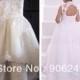 High Quality Ivory Applique Newest Bridal Flower Girl Dress Custom Made