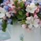 Pink Apple Blossoms & Forget Me Nots 