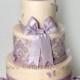 Ivory & Purple Cake 
