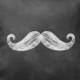 Tableau Moustache oreiller