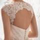 Taille Nouvelle robe de mariage blanc / ivoire Dentelle 2-4-6-8-10-12-14-16
