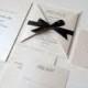 Black Tie Hochzeits-Briefpapier