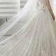 Low back white wedding dress for stylish bride