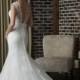 Backless Lace Mermaid Bridal Wedding Gown Fishtail Bride Wedding Dress Custom
