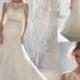 Elegante Schulterfrei SpitzeAppliques Brauthochzeits-Gwons Hochzeitskleid