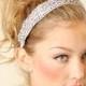Austrian Crystal Applique Headband Gossip Girl Style