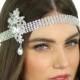 1920 Flapper Inspiriert Kristall Great Gatsby Braut Kopfstück Stirnband